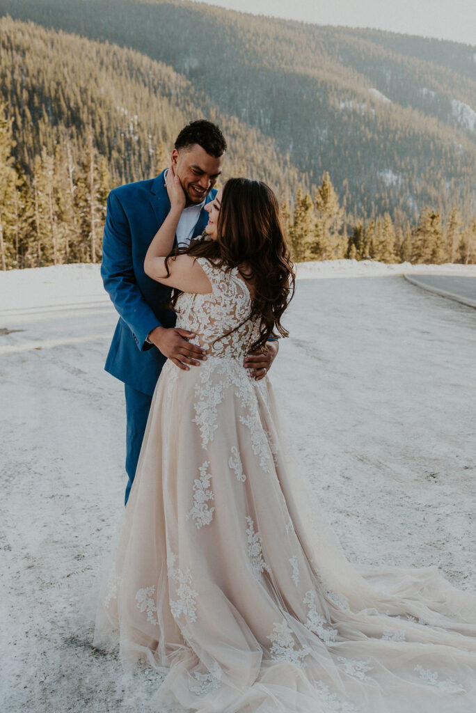 elopement in the mountains in Colorado