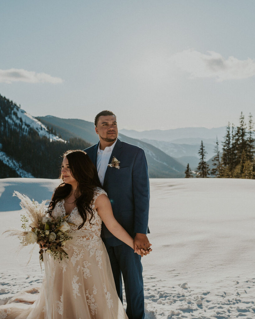 elopement in the mountains in Colorado